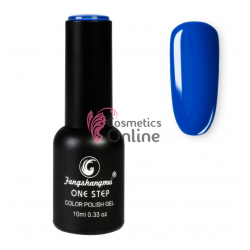 Oja semipermanenta FSM, ONE STEP Color UV/LED 10ml Cod 455 Cobalt Blue